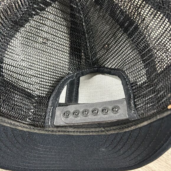 Vintage Pittsburgh Steelers Hat Snapback NFl Football‎ AJD Black Trucker Cap - Picture 2 of 8